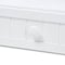 Baxton Studio Neves White Finished Wood Twin Size Trundle 158-9658 - alternate 2